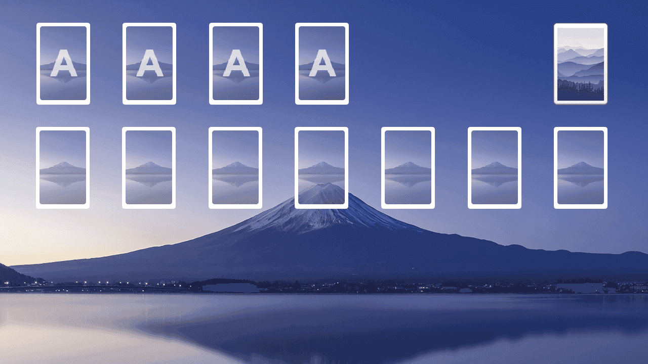 Solitaire Theme ⛰️ ภาพหน้าจอเกม