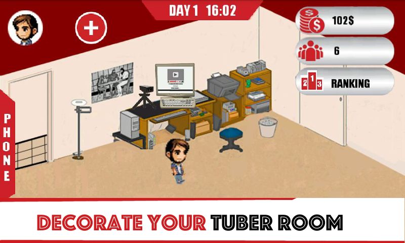 Tubers Life Tycoon screenshot game