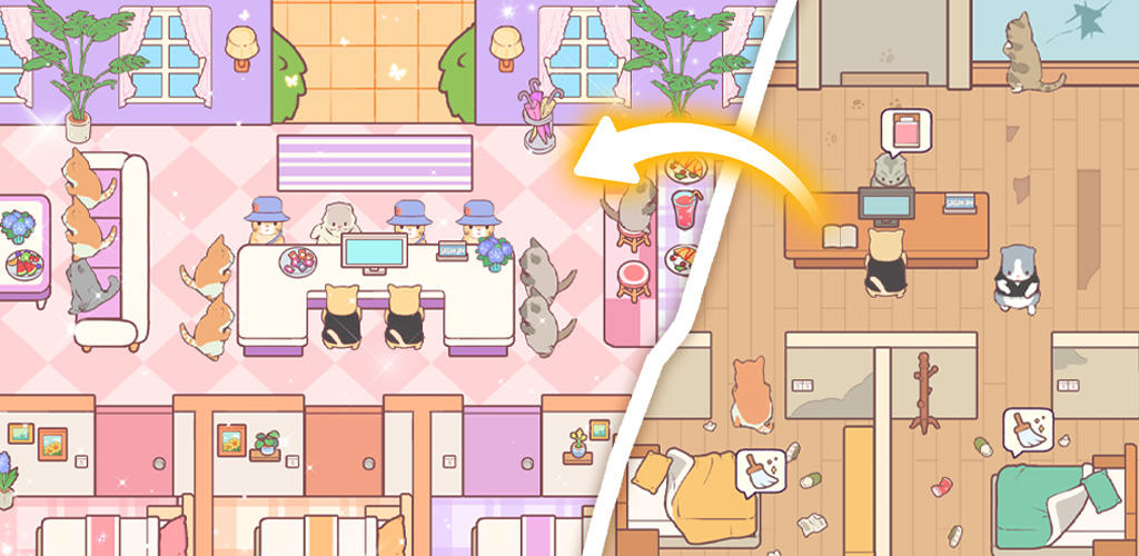 Cat Hostel: Idle Tycoon Games screenshot