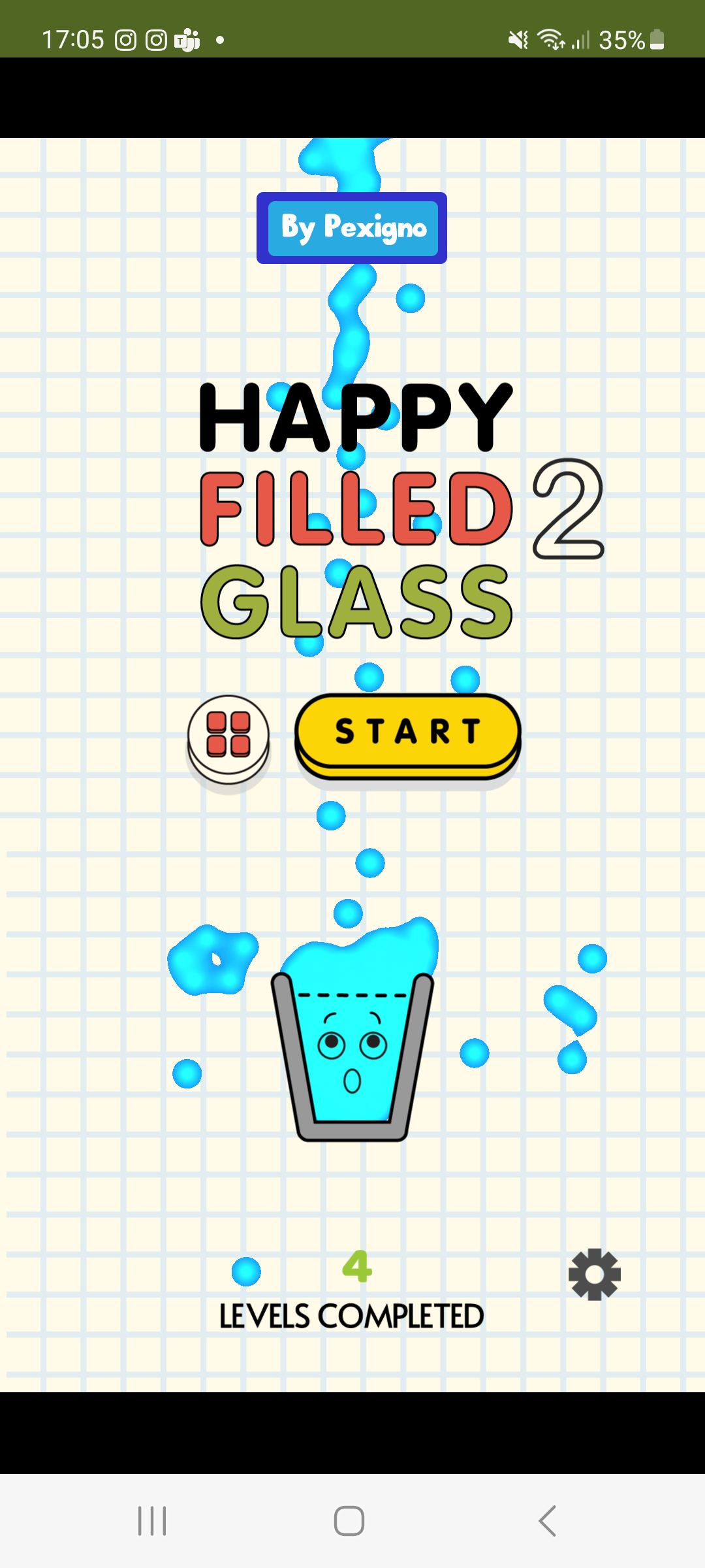 Happy Filled Glass Two Game Screenshot