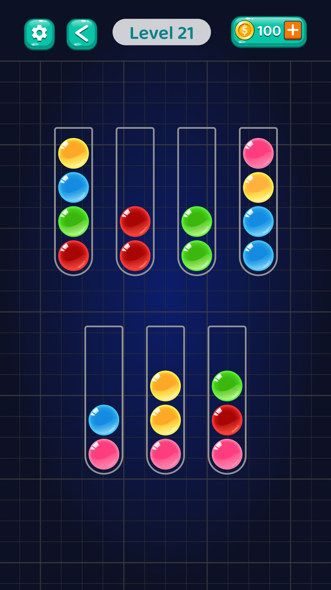 Screenshot 1 of Puz Susun Bola - Permainan Warna 1.5.2