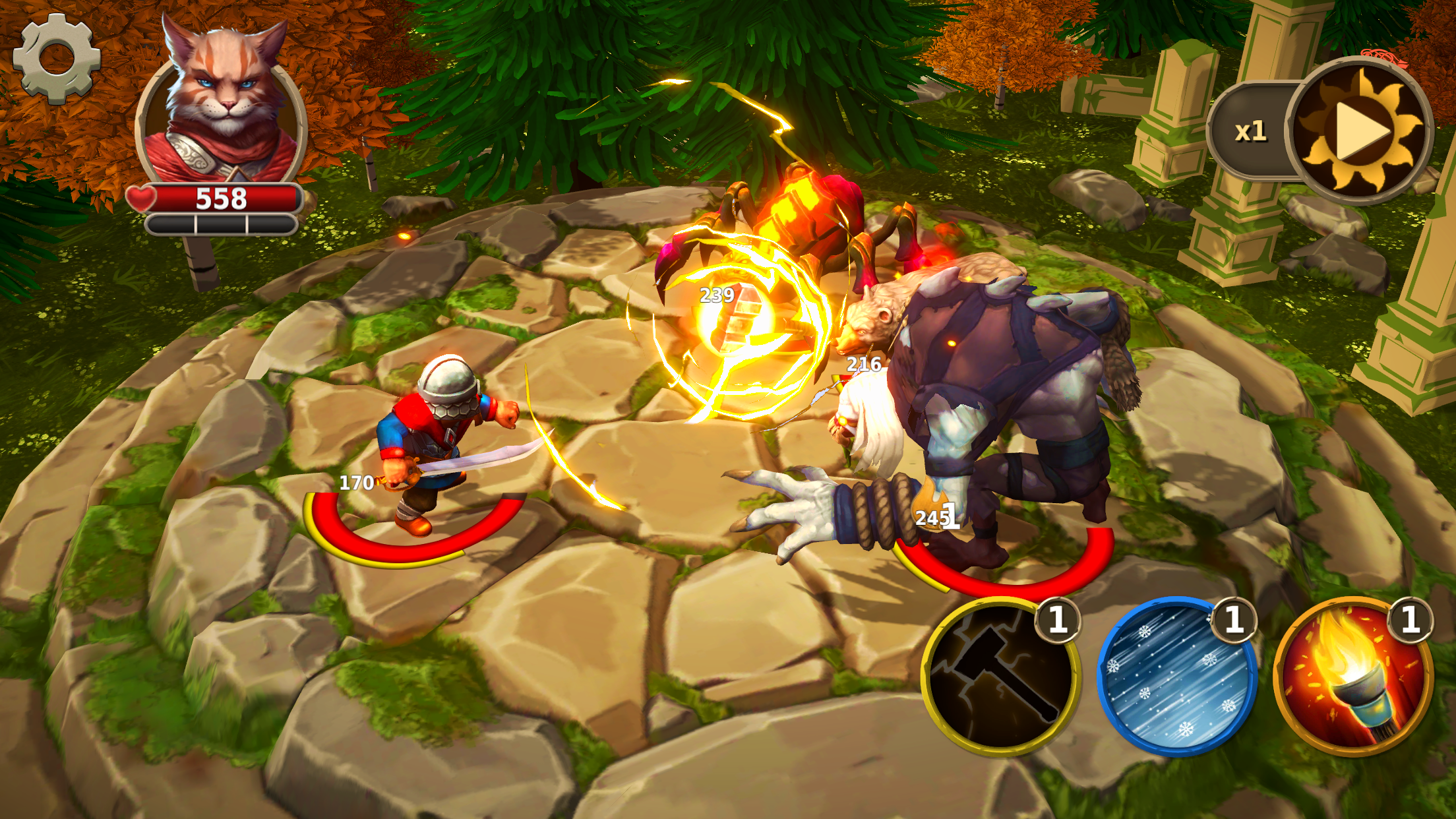 Скриншот игры Cat Viking - Ragnarok Loop