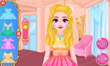 Captura de Tela do Jogo Princess makeup spa salon