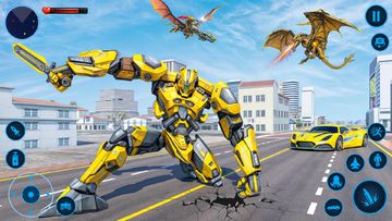 Robot Car 3D Fight & Transform Game Screenshot