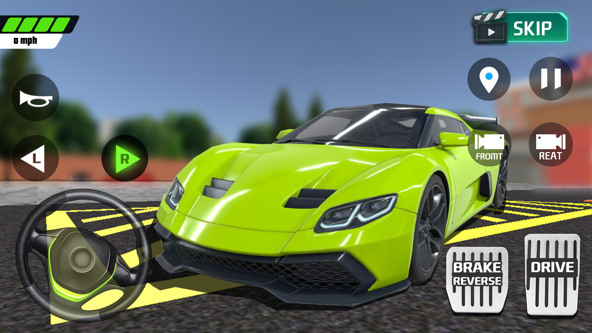 Controlling Your Car Game Screenshot