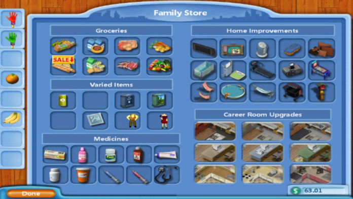 Screenshot of Virtual Families