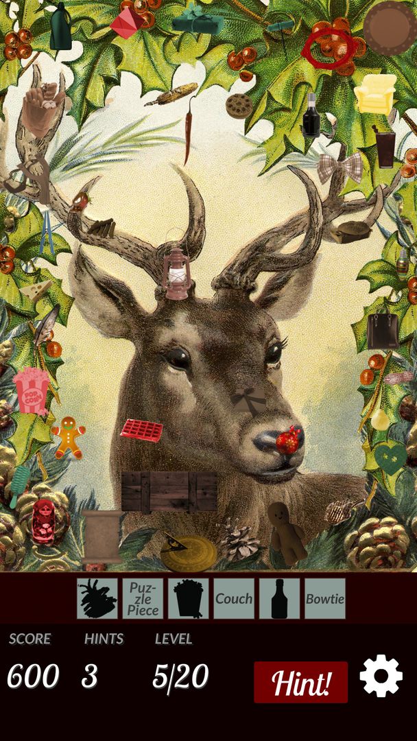 Hidden Objects Holiday Season: Christmas Cards ภาพหน้าจอเกม