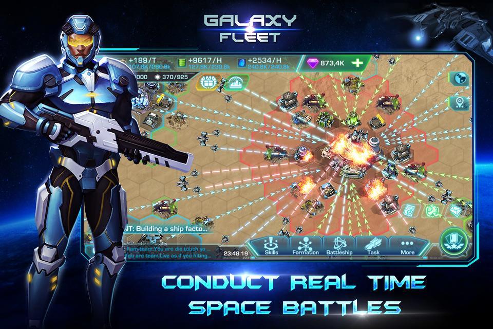 Galaxy Fleet: Alliance War screenshot game