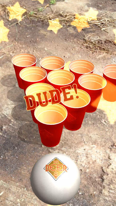 Beer Pong AR 遊戲截圖