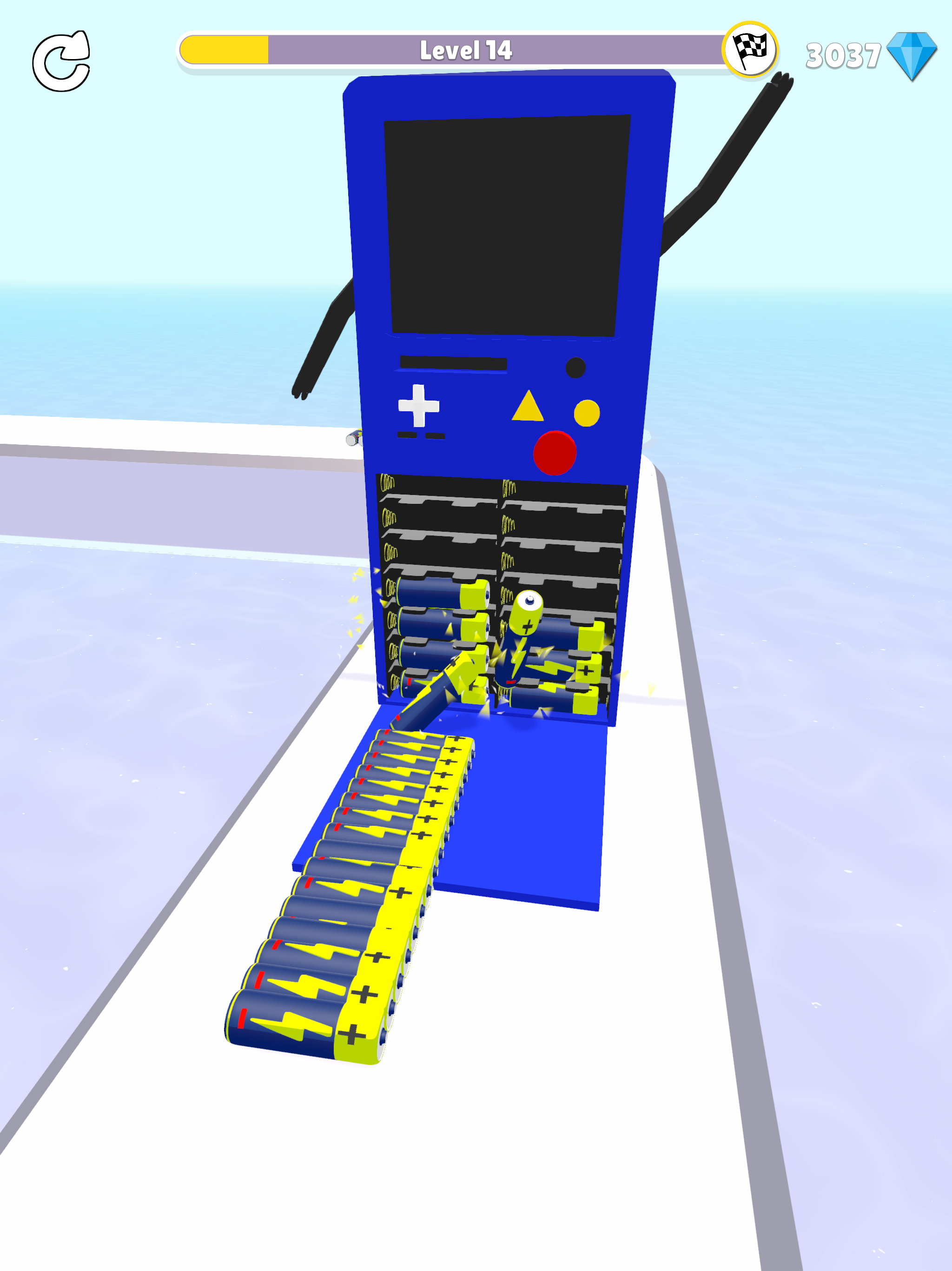 Скриншот игры Battery Run