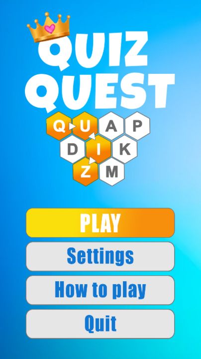 Quiz Quest Game Screenshot