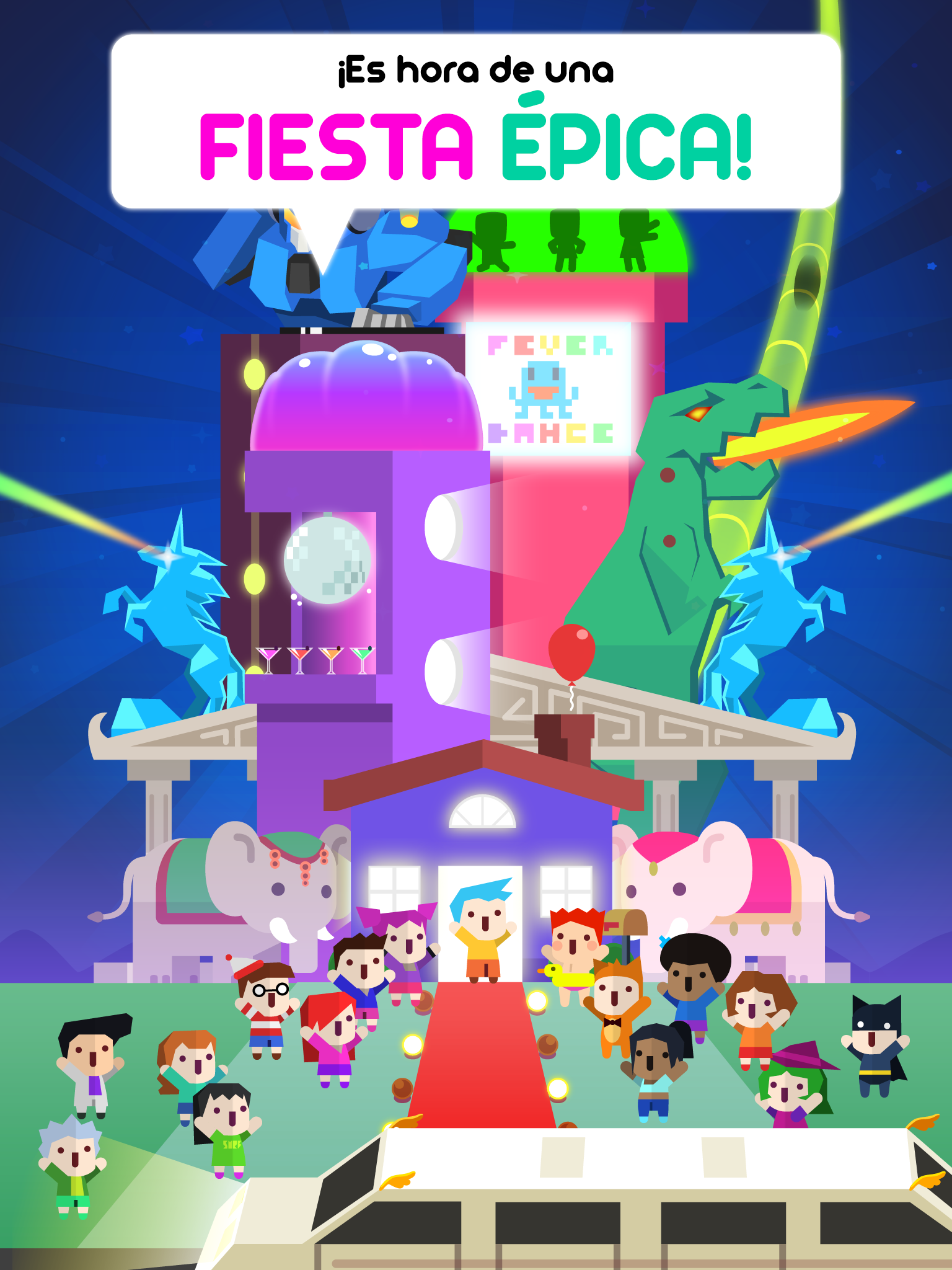 Captura de Pantalla del Juego Epic Party Clicker: Idle Party