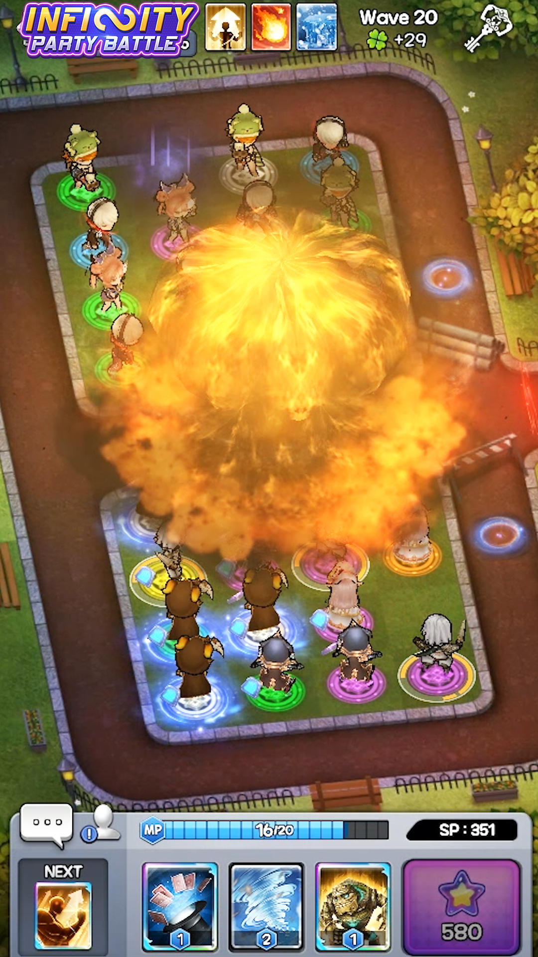 Infinity Party Battle: P2E TD Game Screenshot