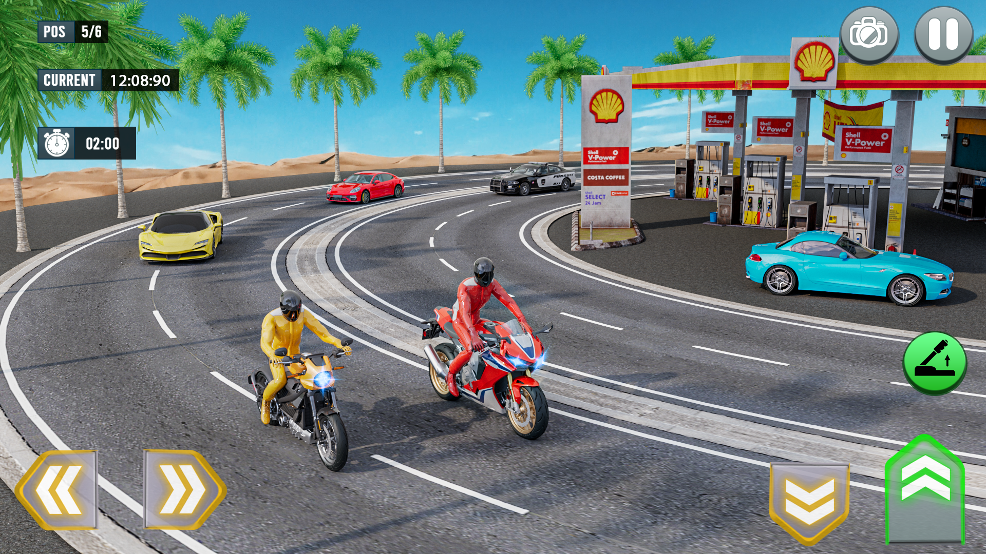 Screenshot of Real Bike Racing Games: Moto