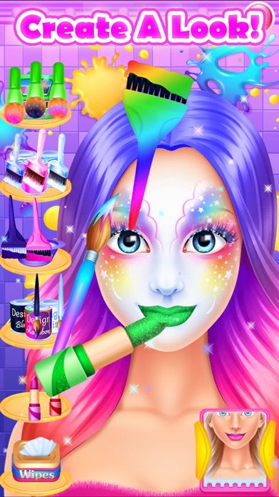 Face Paint Party Salon Games 게임 스크린 샷