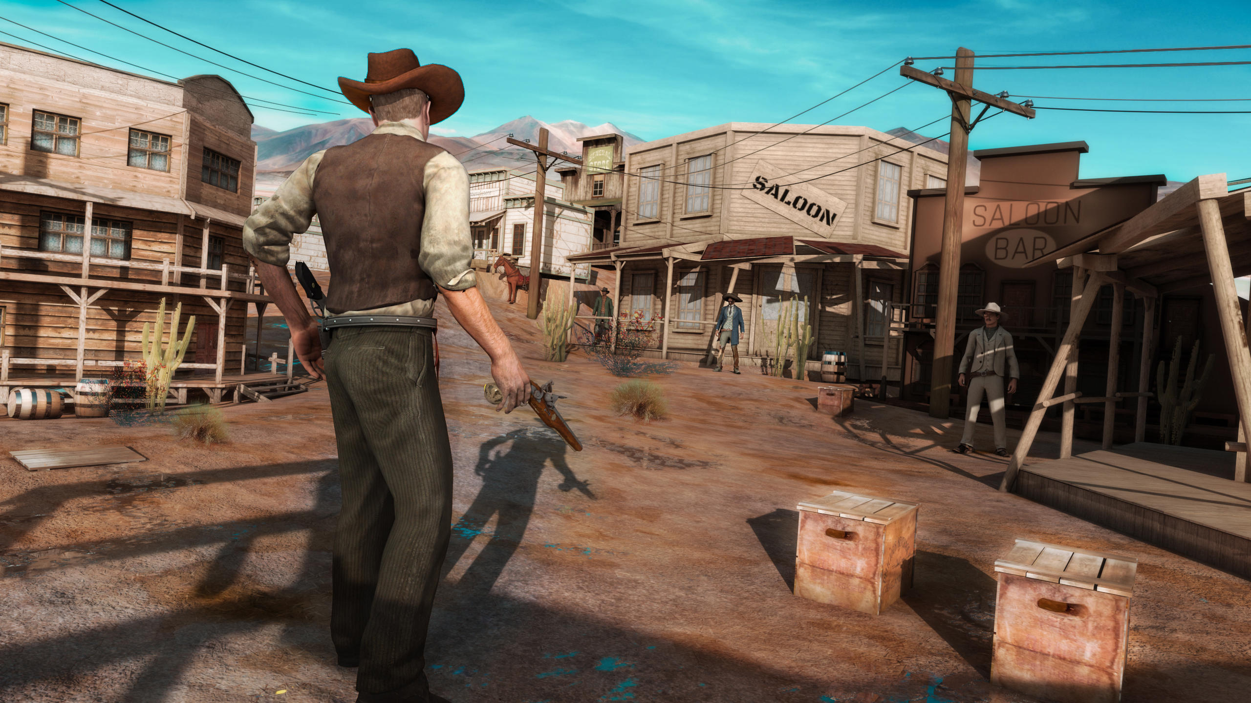 Captura de Tela do Jogo West Cowboy Gun Shooting Games