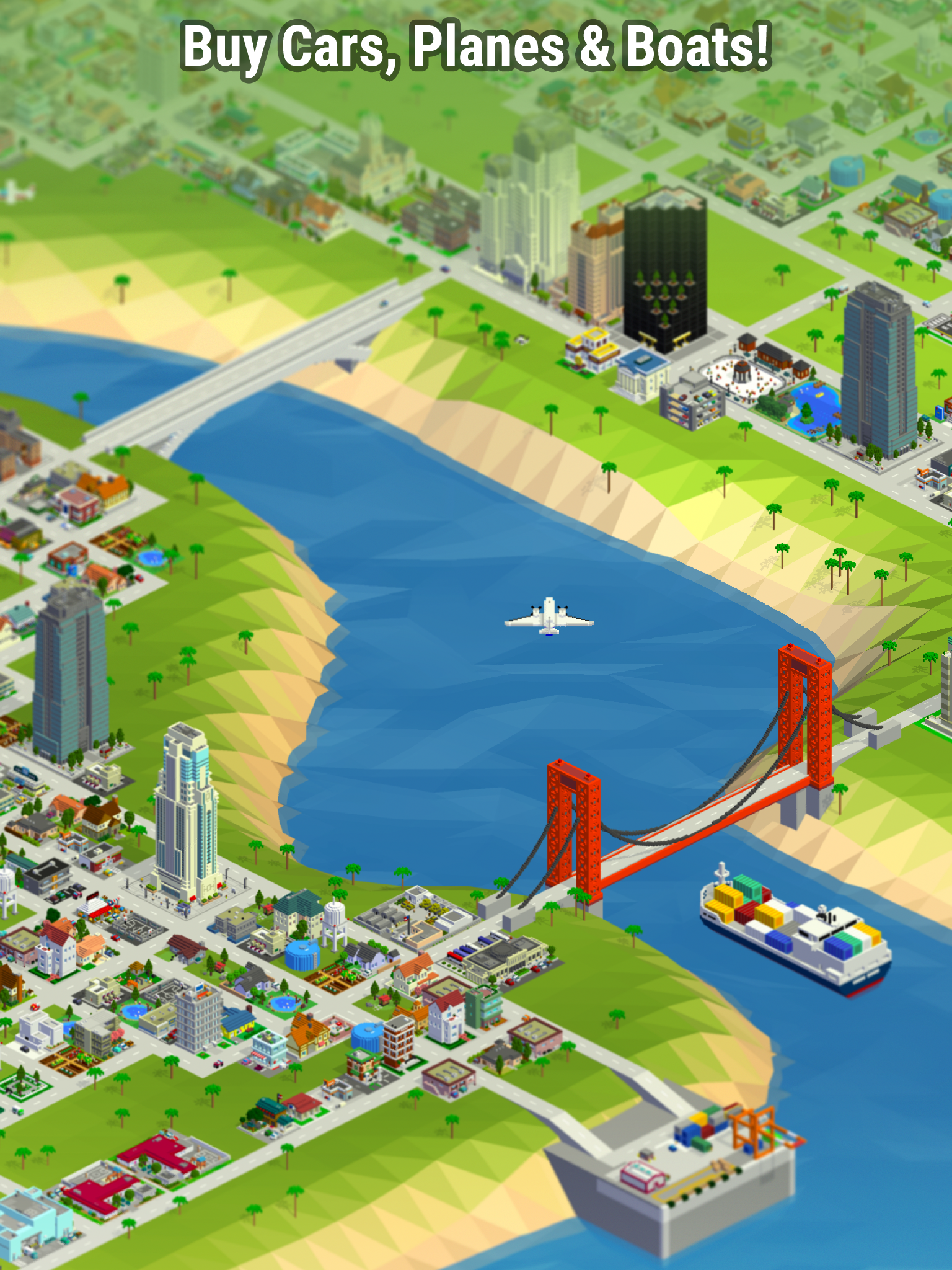 Bit City: Building Evolution Game Screenshot