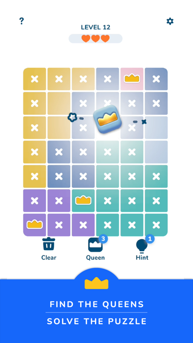 Captura de Tela do Jogo Queens Master: Sudoku Puzzle