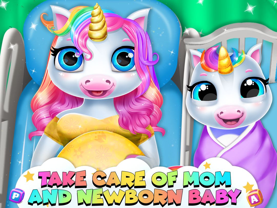 Hamil Unicorn Ibu Dan Bayi Penitipan anak screenshot game