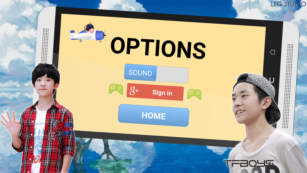 Скриншот игры 🌟 TFBoys Jackson Pilot Game