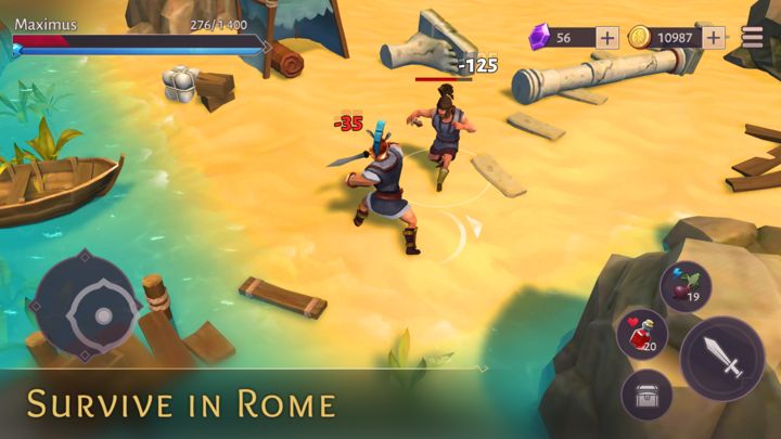 Screenshot 1 of Gladiator: Kaligtasan sa Roma 1.31.9