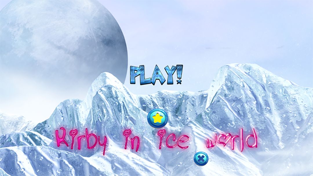 Ice Kirby Adventure 게임 스크린 샷
