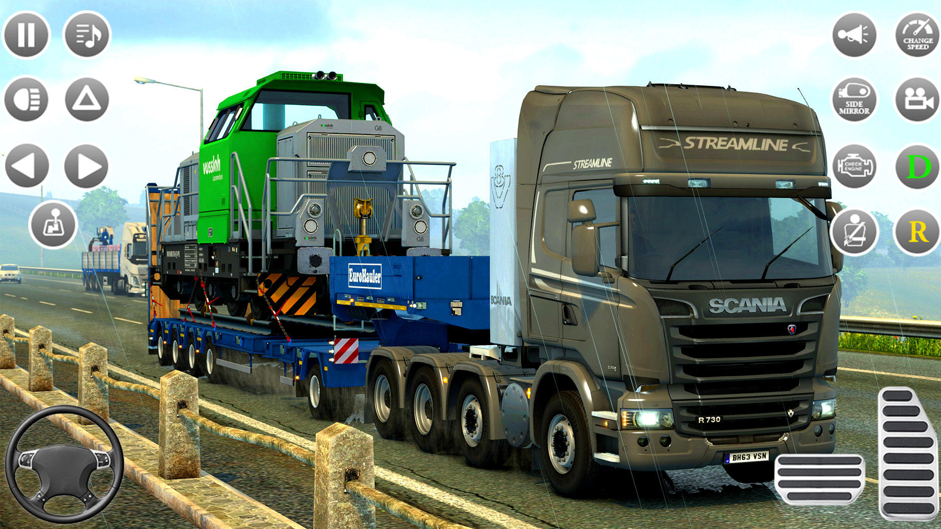 Euro Truck Simulator 3D Cargo ภาพหน้าจอเกม