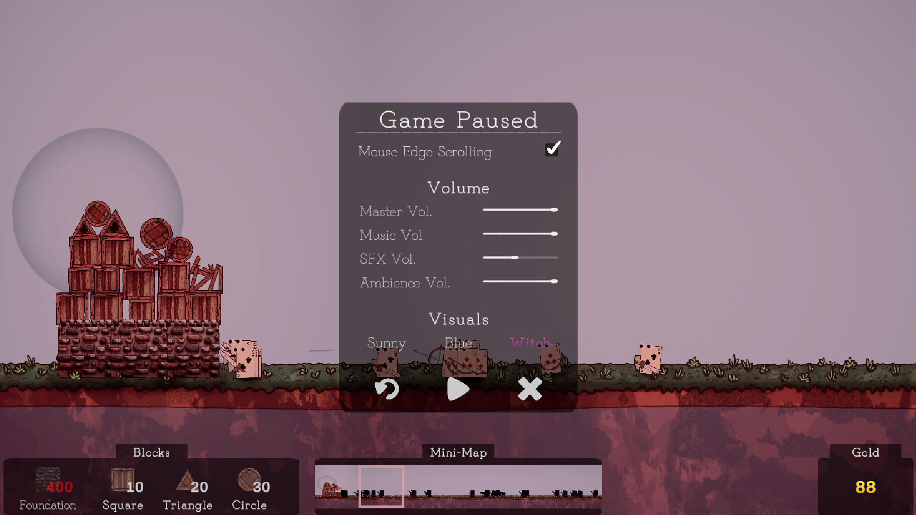 Screenshot of Fallen Castle