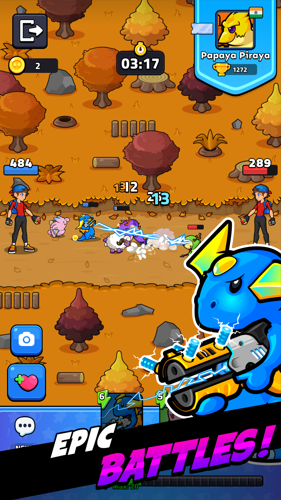 Pocket Warriors! Game Screenshot