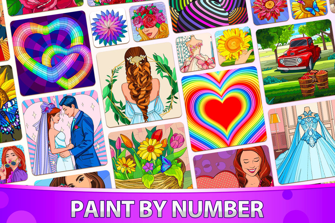 ColorPlanet® Paint by Number screenshot game