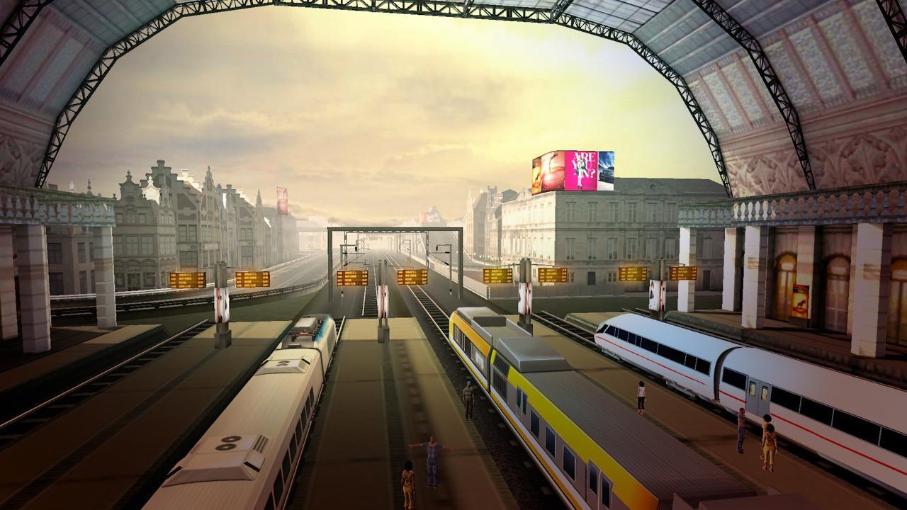 Скриншот игры Euro Train Driving Games