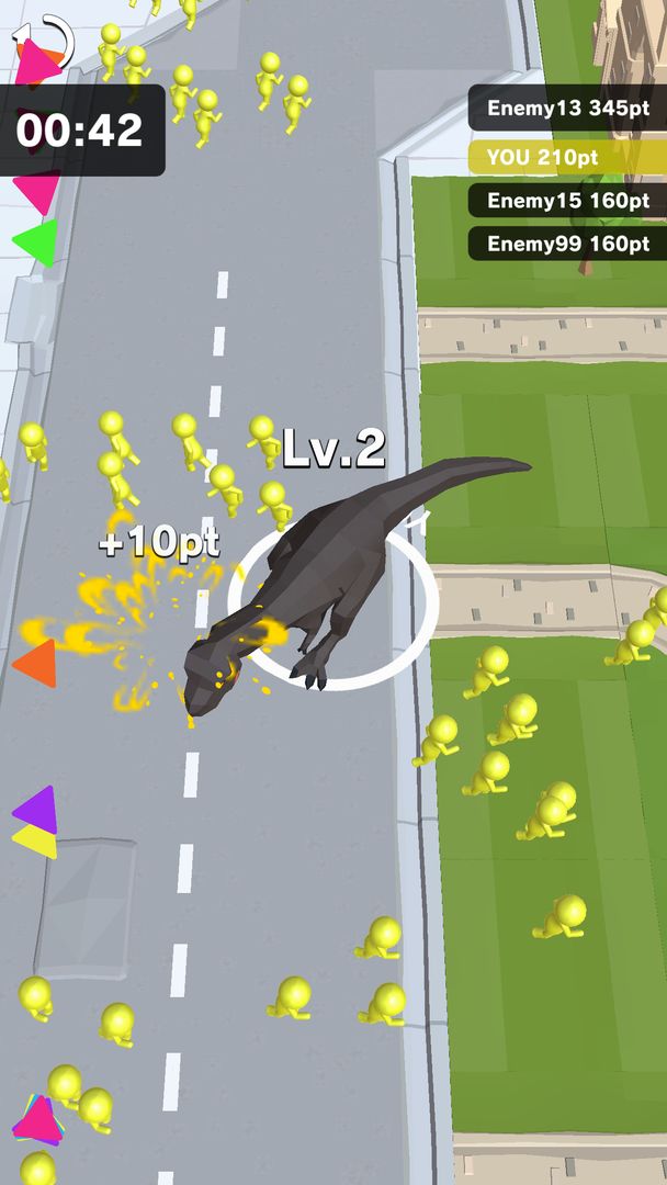 Screenshot of Dinosaur Rampage