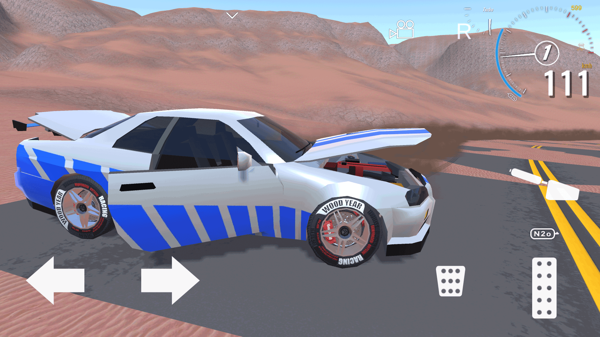 Screenshot of X Car: Crazy Desert Crash