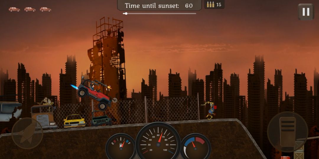 Zombie Metal Racing 게임 스크린 샷