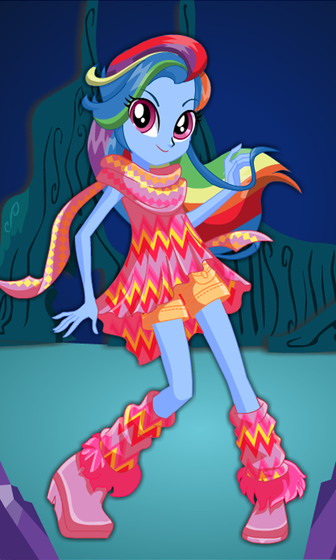 Dress up Rainbow Dash ゲームのスクリーンショット