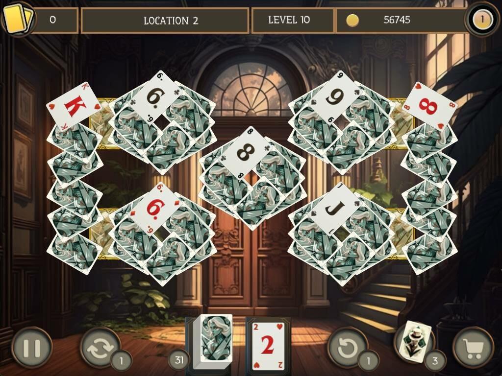 Detective Solitaire. Butler Story 2 screenshot game