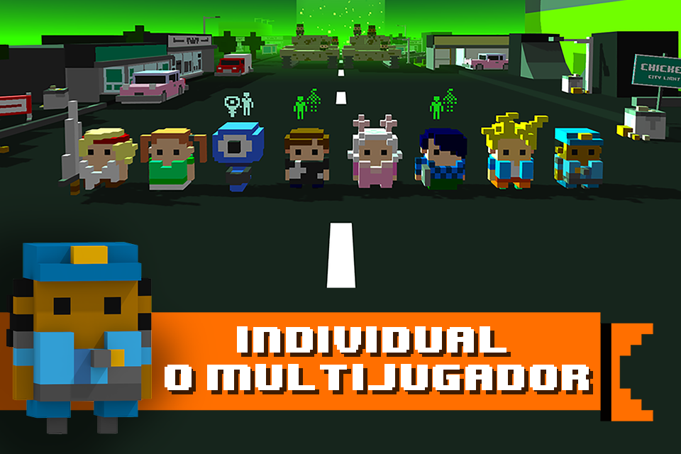Captura de Pantalla del Juego Chicken Jump - Crazy Traffic