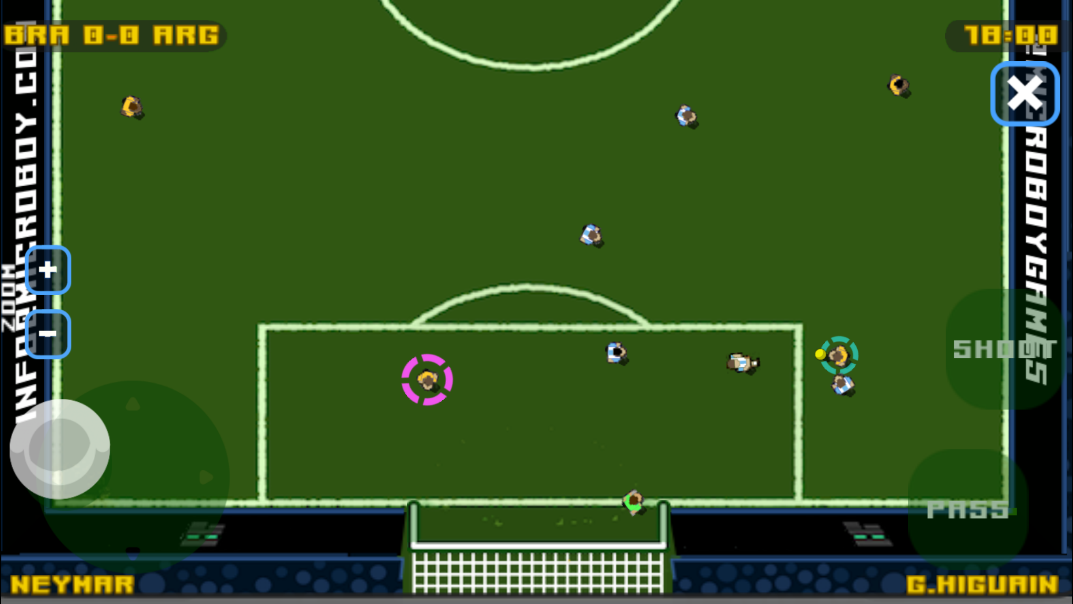 MicroSoccer Game Screenshot