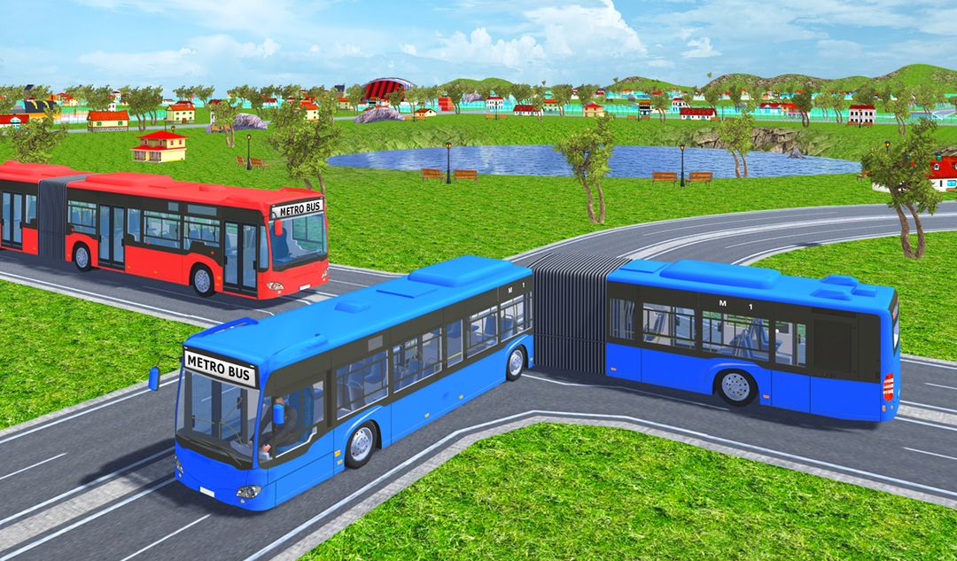 Offroad Metro Bus Game: Bus Simulator 게임 스크린 샷