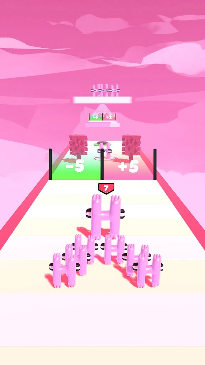 Merge Monster Alphabet Game 3D Game Screenshot