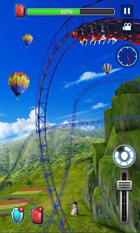 롤러코스터3D - Roller Coaster 게임 스크린 샷