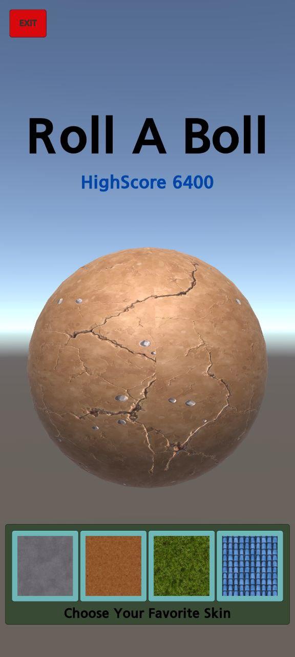 Roll A Ball 게임 스크린샷