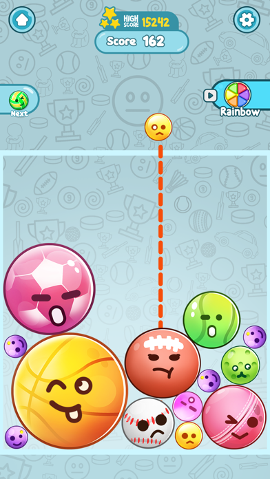 Expression Balls Merge Match Game Screenshot