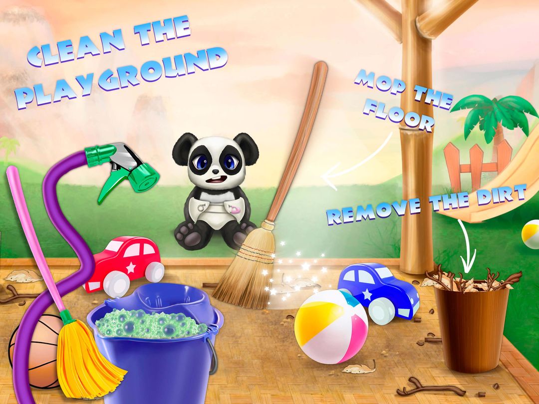 Cute Panda Village 게임 스크린 샷