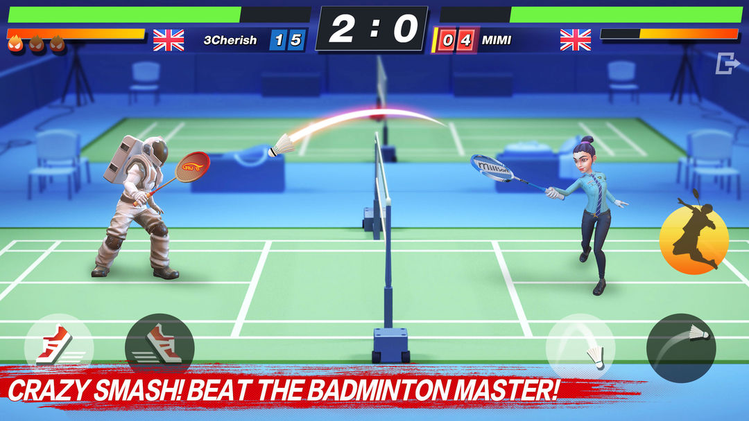 Screenshot of Badminton Blitz - PVP online