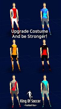 Captura de Tela do Jogo King Of Soccer : Football run