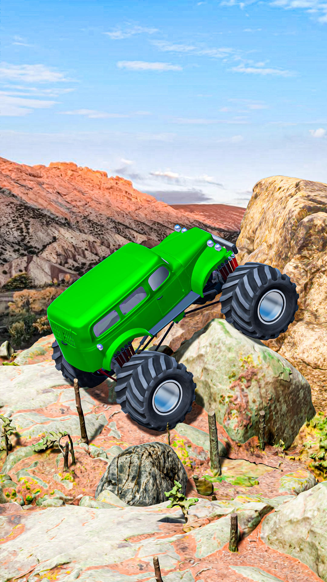 Cuplikan Layar Game Rock Crawling: Racing Games 3D