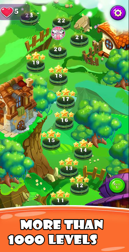 Super Fifi & Snoupy : 2018 Pop Game Screenshot