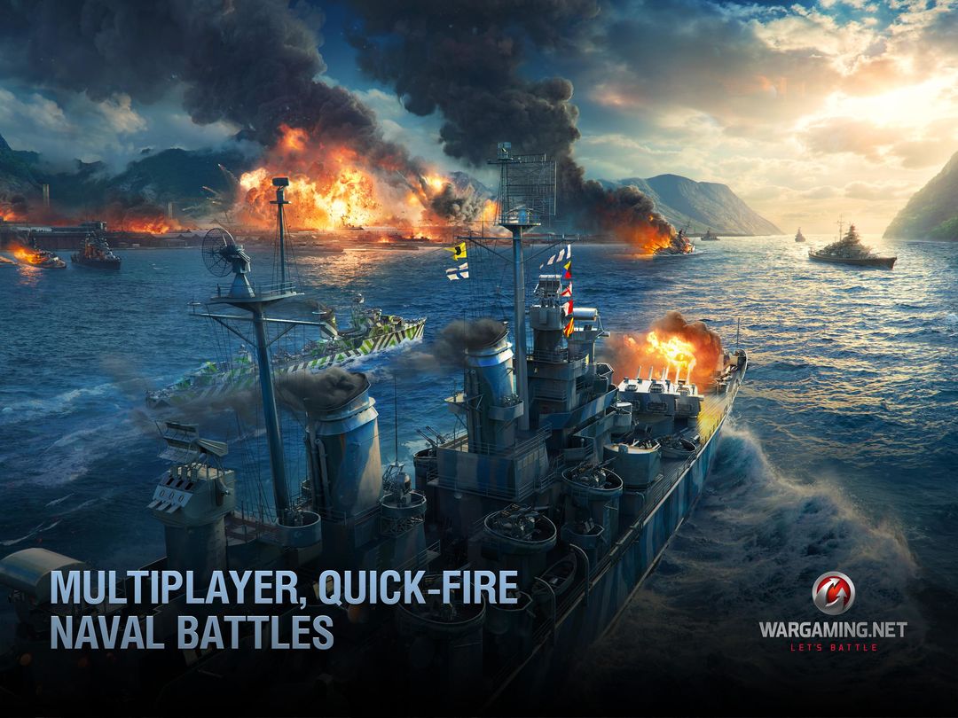 World of Warships Blitz War ภาพหน้าจอเกม