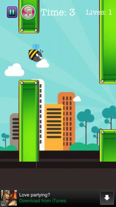Angry Flappy Bee screenshot game